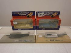 2 Die-cast Models of Thrust Supersonic Car and 2 Others
