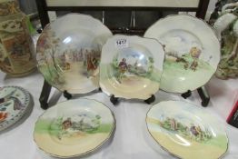 5 Royal Doulton 'Historic England' series plates