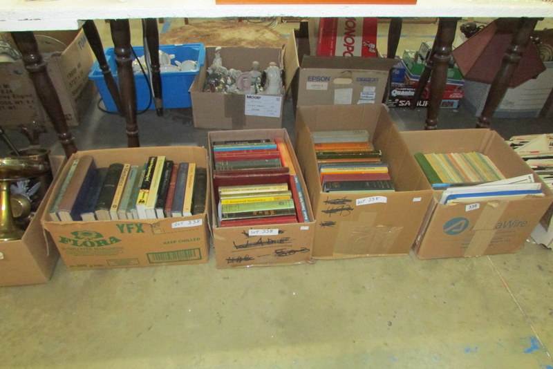 4 boxes of books on mathematics