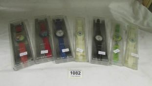 7 Swatch watches