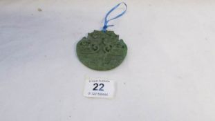 A jade amulet/pendant