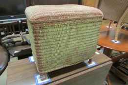 A Loom style linen bin