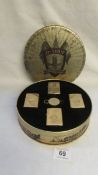 A set of 4 Zippo Collector's Edition lighters of 50th Anniversary of D Day landings 1944-1994 in