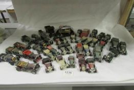 A large quantity of unboxed die cast, mainly Bentley's by Lledo, Corgi, Matchbox etc