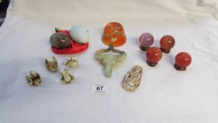 A mixed lot of 20th century 'Chinese' items