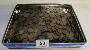 Approximately 1200 farthings (3.73kg)