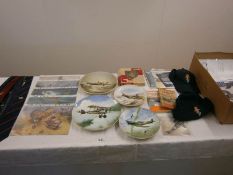 Quantity of RAF & Aviation items inc Aircraft Recognition Guides, Prints, Ties etc.
