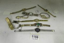 A quantity of ladies wristwatches