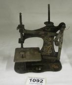 A vintage child's sewing machine