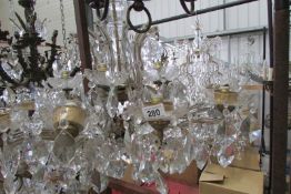 An old chandelier for restoration