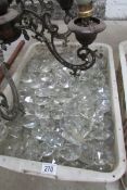 A large box of chandelier droppers