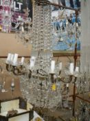 A 12 arm Empire style chandelier