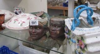 A mixed lot of ceramics including basket and tureen