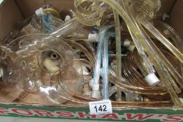 A box of Murano glass spares