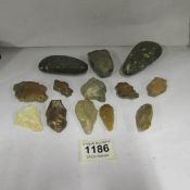 Neolithic stone tools, circa 6000-4000BC