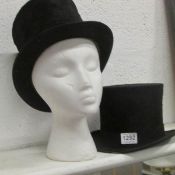 2 top hats (head not included)