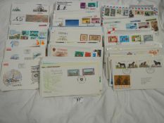 A good box of stamps, stamped envelopes etc