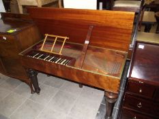 A Victorian harpsichord