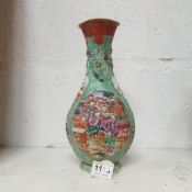 An Early Chinese vase in the famille verte style, a/f