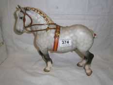 Large Grey Beswick Horse
