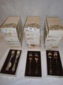 21 boxes of Viners silver plate forks