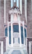 Front Canopy, Trunch Church, Norfolk Framed & glazed Watercolour on paper 10" x 16" Signed and dated