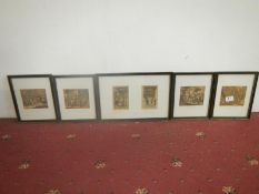 5 early 19thC engravings