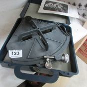 A cased Ebbco sextant