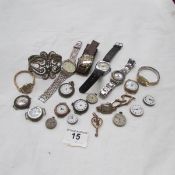 A mixed lot of watches and jewellery