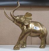 A brass elephant