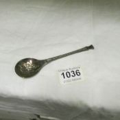 A silver Christmas spoon in original box