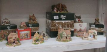 A quantity of Lilliput Lane cottages, some boxed