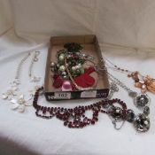 A quantity of necklaces