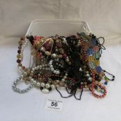 A mixed lot of costume jewellery