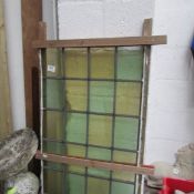 A leaded glass panel a/f