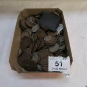 A mixed lot of mostly copper coins