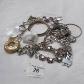 A mixed lot of costume jewellery