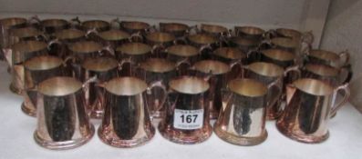 33 silver plated cream jugs