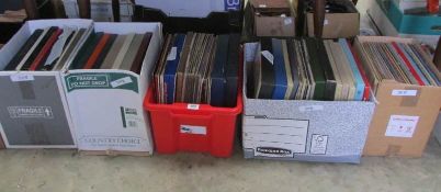 4 boxes of LP records including boxed sets
