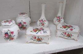 6 items of John Smith's Tadcaster Brewery items being pair of vases, pair of ginger jars and pair of