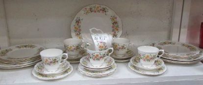 A 32 piece Colclough tea set