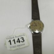 A military marked wristwatch, probably air crew