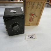 A Kodak Baby Hawkeye box camera