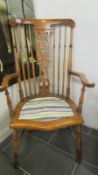 A fireside country chair