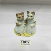A Royal Albert Beatrix Potter figurine, Mittens and Moppet