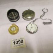 3 pocket watches and one other