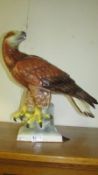 A large ceramic eagle