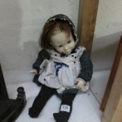 A vintage doll