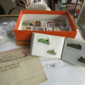 A quantity of cigarette cards, mostly loose