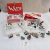 A quantity of Wade Whimsies, birds, polar bears, wild animals etc